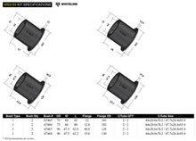 Load image into Gallery viewer, WHITELINE PLUS 10+ CHEVY CAMARO REAR CROSSMEMBER MOUNT - W93193