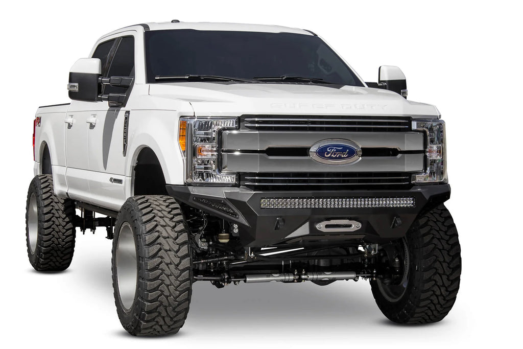 Addictive Desert Designs 2017-2022 Ford Super Duty Stealth Fighter Winch Front Bumper -