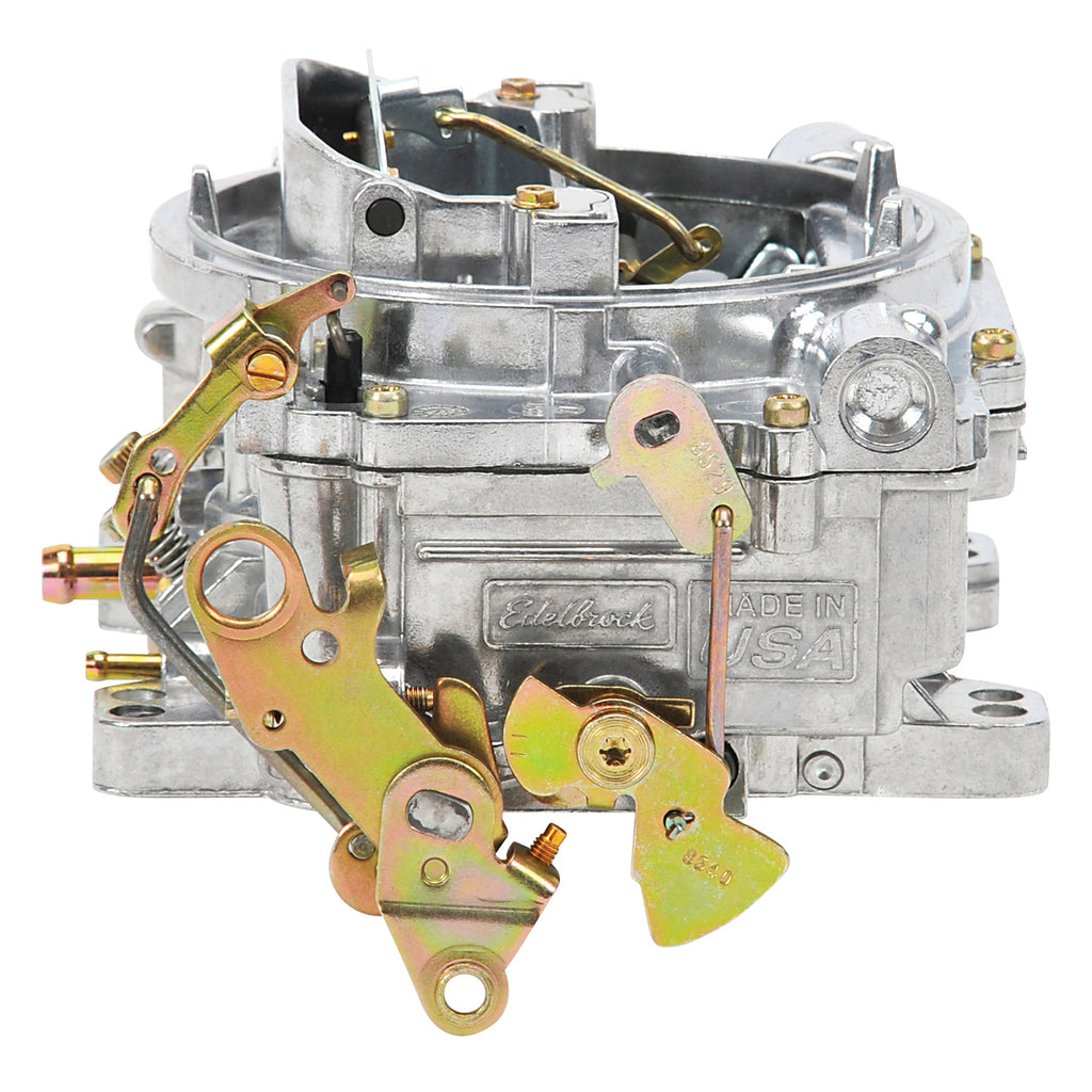 Edelbrock Performer Carburetor  600 CFM With Manual Choke, Satin Finish (Non-EGR) - 1405