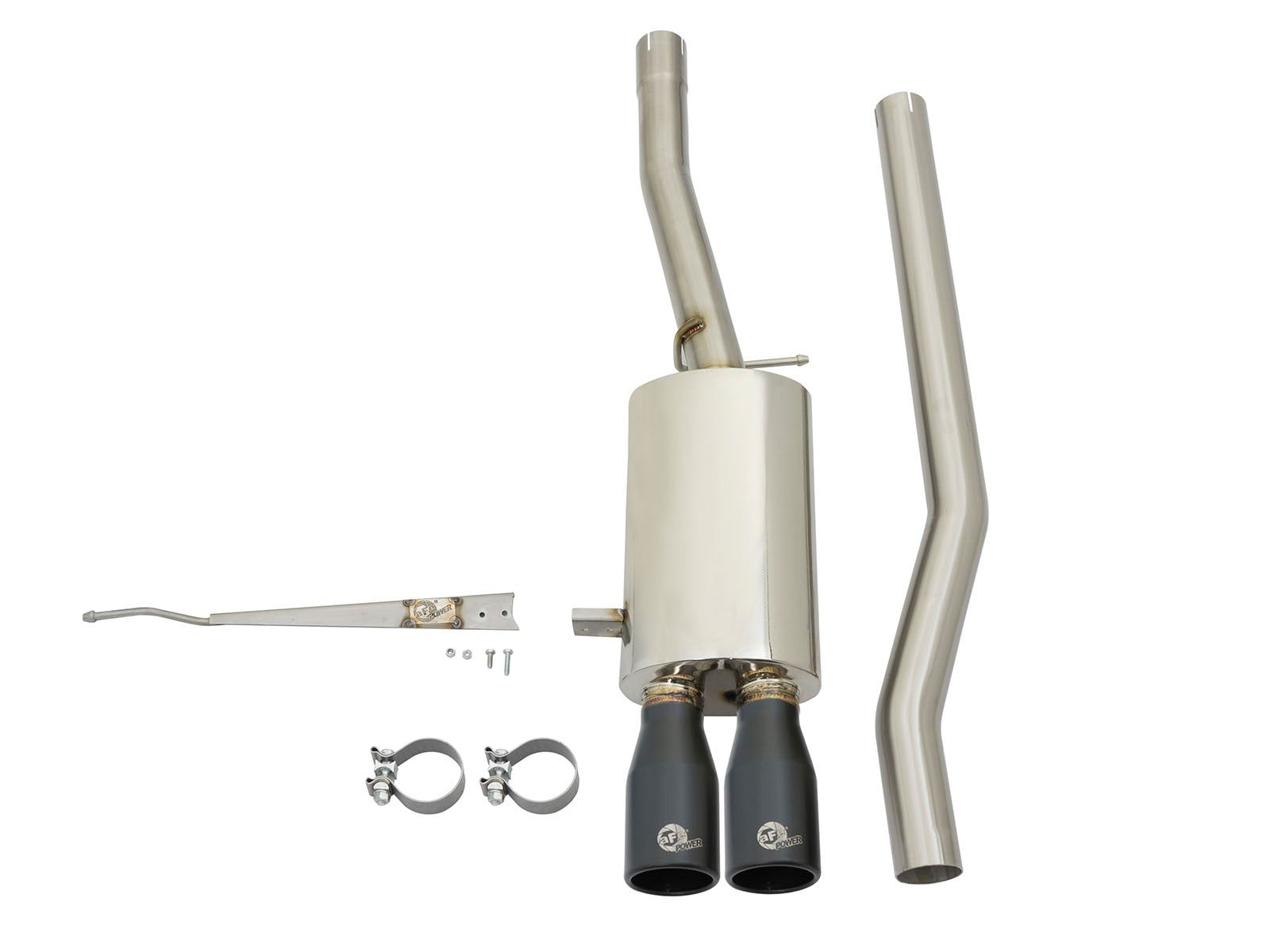 aFe MINI Cooper S (F56/57) 15-23 L4-2.0L (t) B46 MACH Force-Xp 2-1/2 IN 304 Stainless Steel Cat-Back Exhaust System - 49-36331-B