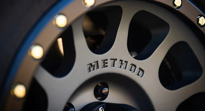 Method 305 NV TITANIUM - MATTE BLACK LIP 17x8.5 / 8x6.5 / 0/4.75, 130.81 Hub Bore - MR30578580800 Method Wheels