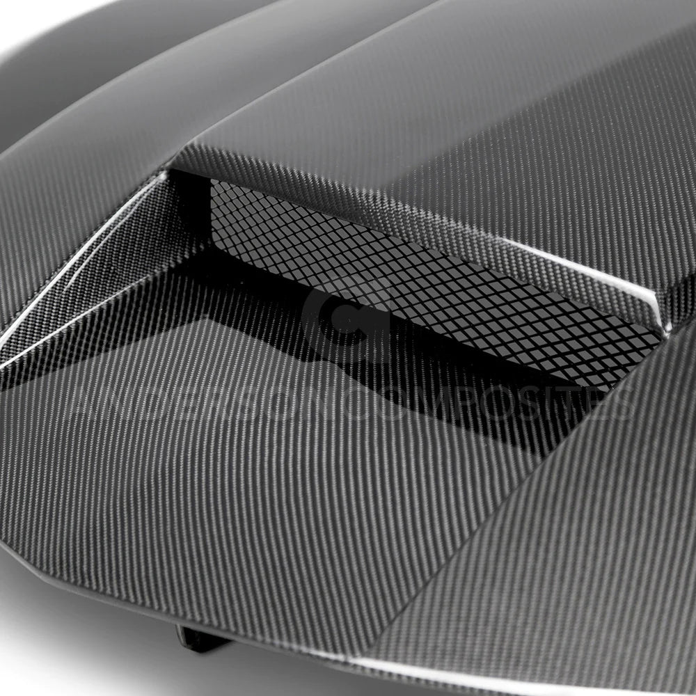 Anderson Composites 2016 - 2024 Camaro Type-CP Double-sided Carbon Fiber Hood - AC-HD16CHCAM-CP-DS
