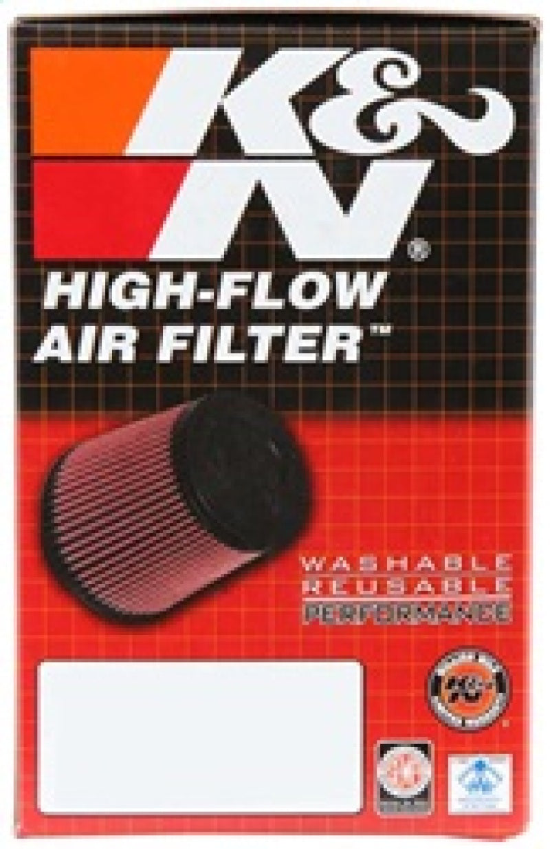 K&N Filter Universal Rubber Round Straight Filter 20 Deg Angled 2-7/16in Flange 3-3/4in OD 4in H K&N Engineering