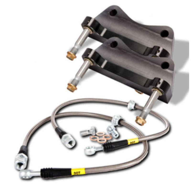 StopTech BBK 5/93-98 Supra / 92-00 Lexus SC300/SC400 Front Black ST-40 Calipers 355x32 Slotted Rotor Stoptech
