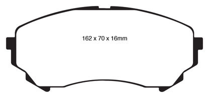 EBC GreenStuff Front Brake Pads - DP21828 EBC