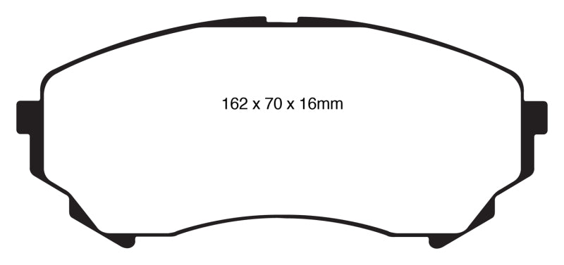 EBC GreenStuff Front Brake Pads - DP21828