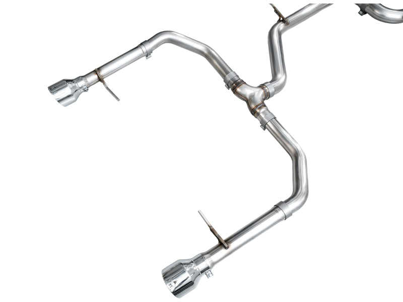 AWE 22-25 Volkswagen Jetta GLI Track Edition Exhaust - Chrome Silver Tips