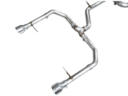 AWE 22-25 Volkswagen Jetta GLI Track Edition Exhaust - Chrome Silver Tips
