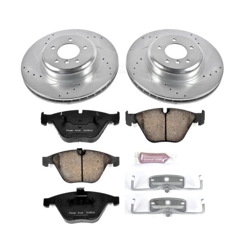 Power Stop 2011 BMW 335d Front Z23 Evolution Sport Brake Kit PowerStop