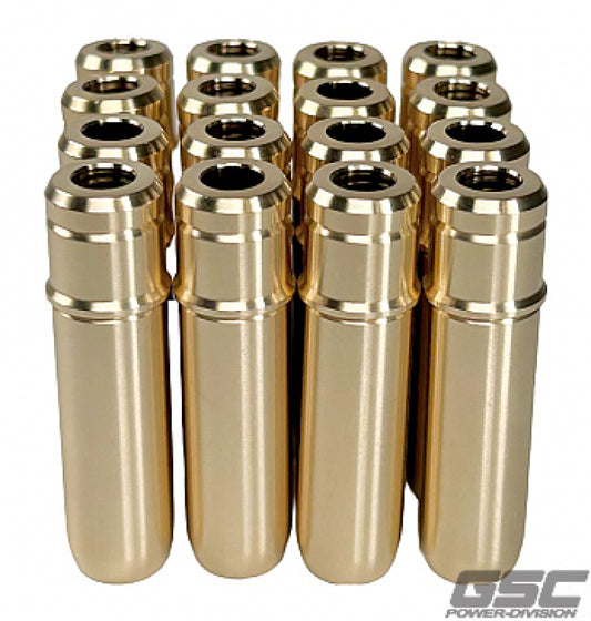 GSC P-D Ford Coyote Gen 3 Intake/Exhaust Valve Guide Set - Set of 16 (Use OEM or GSC 1102) - 3133-16