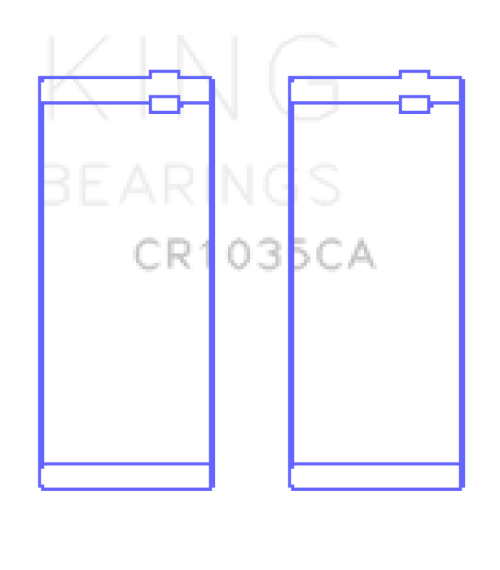 King Engine Bearings Cummins B-Ser. L4 (Size +0.50mm) Connecting Rod Bearing Set