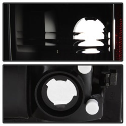 Spyder 07-09 Dodge Ram 2500/3500 V3 Light Bar LED Tail Lights - Black (ALT-YD-DRAM06V3-LBLED-BK) SPYDER