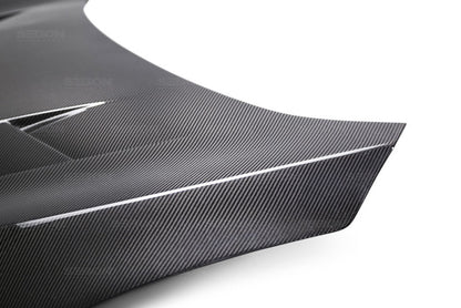 Seibon TS-style carbon fiber hood for 2016-2021 Honda Civic 2DR/4DR - HD16HDCV-TS