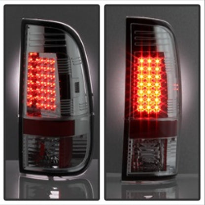 Spyder Ford F150 side 97-03/F250/350/450 Super Duty 99-07 LED Tail Lights Chrm ALT-YD-FF15097-LED-C SPYDER