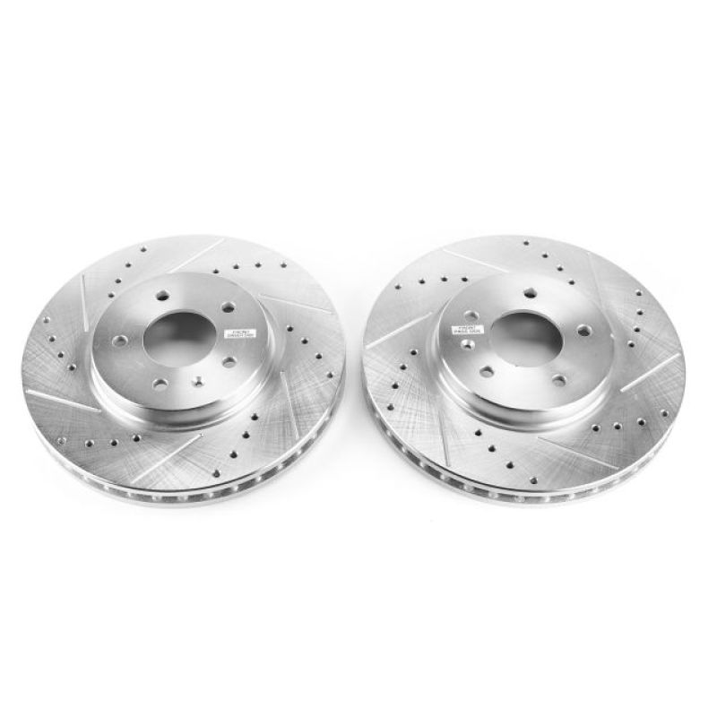Power Stop 09-11 Cadillac STS Front Evolution Drilled & Slotted Rotors - Pair PowerStop