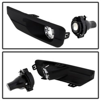 Spyder GMC Acadia 2013-2015 OEM Fog Light W/Universal Switch- Clear FL-GAC2013-C SPYDER