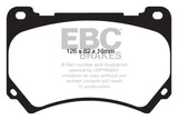 EBC Ultimax2 Front Brake Pads - UD1396