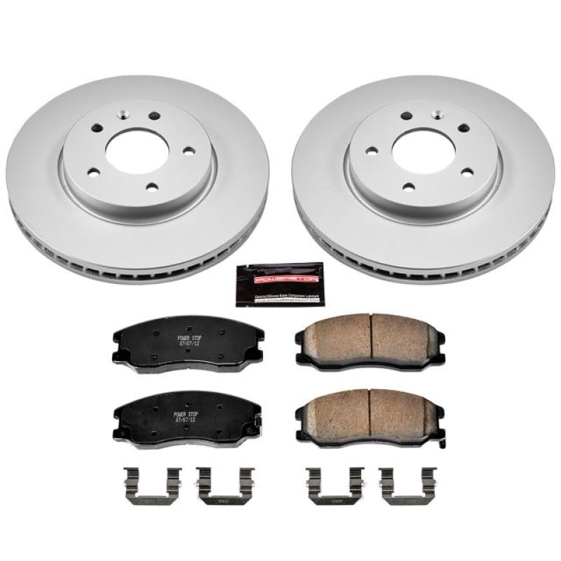 Power Stop 12-15 Chevrolet Captiva Sport Front Z17 Evolution Geomet Coated Brake Kit PowerStop