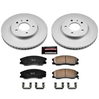 Power Stop 12-15 Chevrolet Captiva Sport Front Z17 Evolution Geomet Coated Brake Kit PowerStop