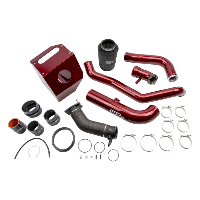 Wehrli 17-19 Chevrolet L5P Duramax High Flow Intake Bundle Kit - Red Wehrli