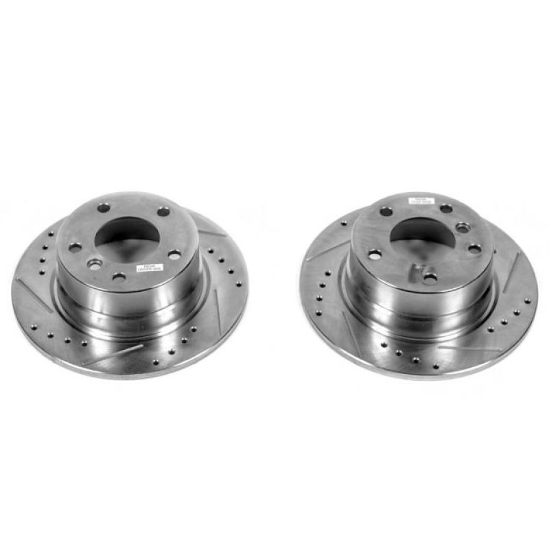 Power Stop 03-05 BMW Z4 Rear Evolution Drilled & Slotted Rotors - Pair PowerStop
