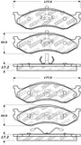 StopTech Street Disc Brake Pads - 305.04770