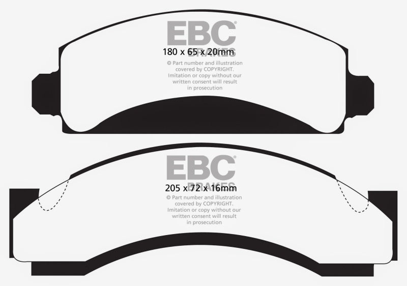 EBC GreenStuff Front Brake Pads - DP61241 EBC