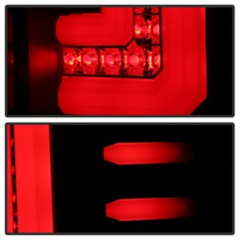 Spyder GMC Sierra 2016-2017 Light Bar LED Tail Lights - Black Smoke ALT-YD-GS16-LED-BSM SPYDER