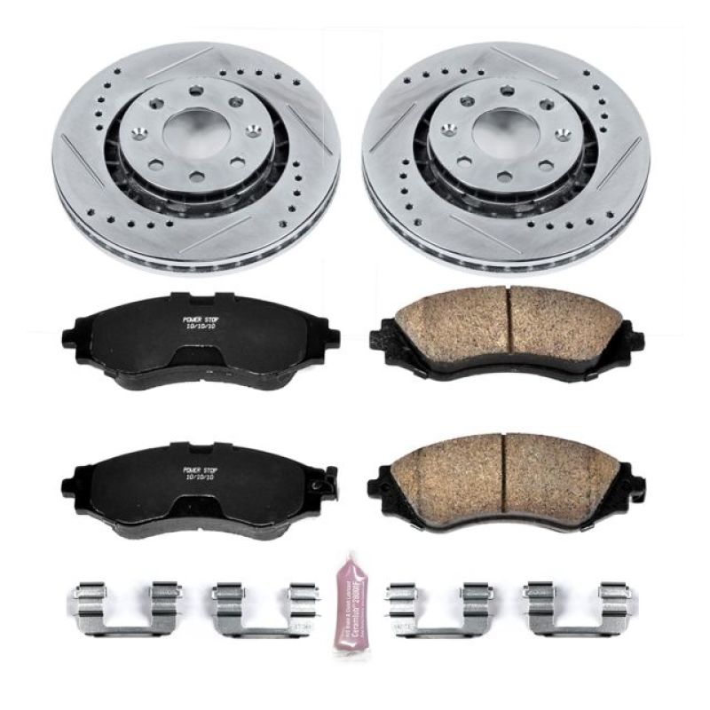Power Stop 04-11 Chevrolet Aveo Front Z23 Evolution Sport Brake Kit PowerStop
