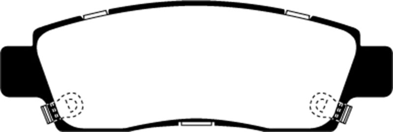 EBC RedStuff Rear Brake Pads - DP31672C EBC
