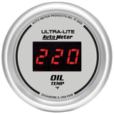 Autometer Ultra-Lite 52MM 0-340 Deg F Digital Oil Temperature