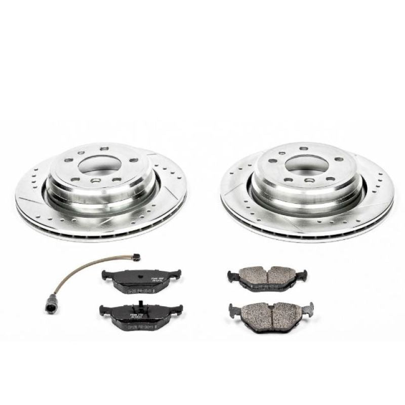Power Stop 94-95 BMW 540i Rear Z23 Evolution Sport Brake Kit PowerStop