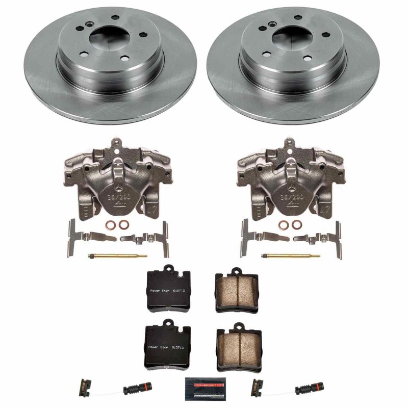 Power Stop 01-02 Mercedes-Benz E430 Rear Autospecialty Brake Kit w/Calipers PowerStop