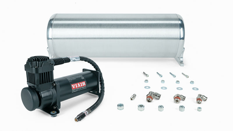 Air Lift 27767 18in FLO Tank w/ Viair 444c Black Compressor (Incl. Fittings & Tank Mounting Hardware)