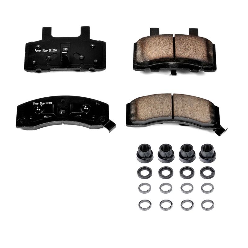 Power Stop 94-99 Chevrolet C1500 Suburban Front Z17 Evolution Ceramic Brake Pads w/Hardware PowerStop