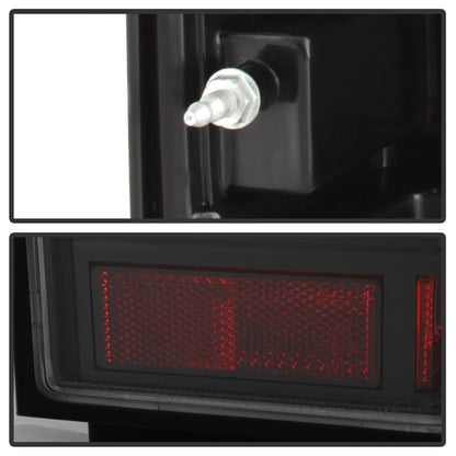 Xtune Hummer H3 06-09 ( Non H3T ) LED Tail Lights Black ALT-ON-HH306-LED-BK SPYDER