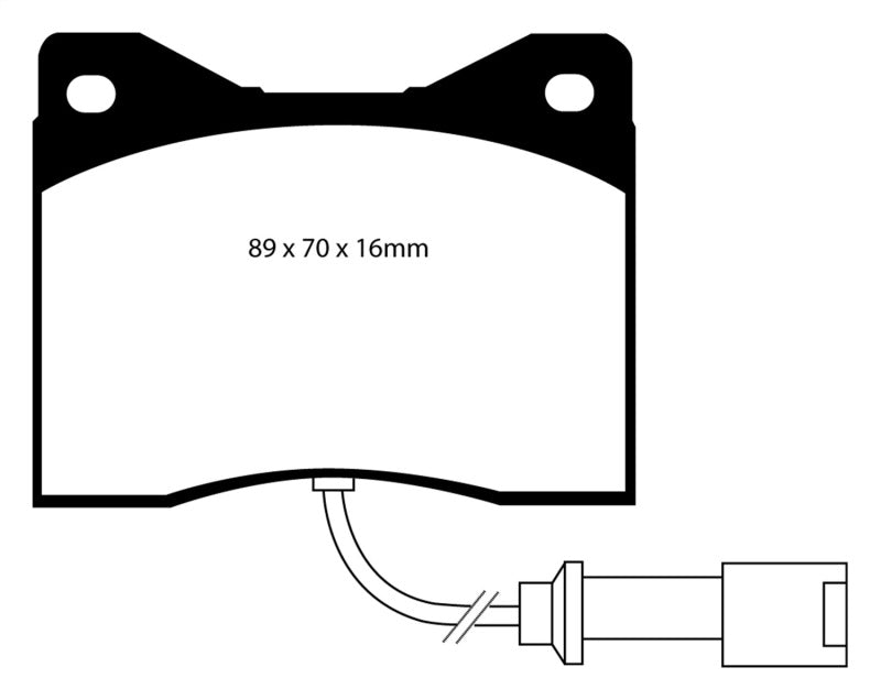 EBC RedStuff Front Brake Pads - DP3753C EBC