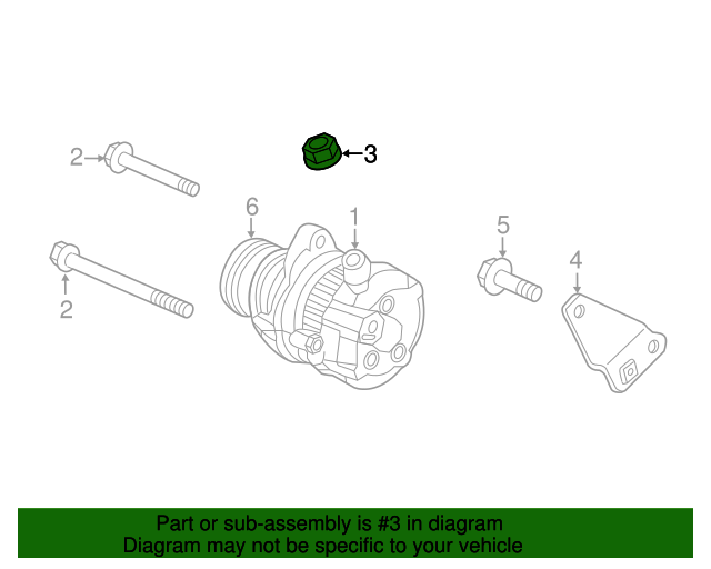 HONDA B-SERIES ALTERNATOR MOUNT BOLTS & NUTS (4pcs) 1988-2001 for Acura Integra