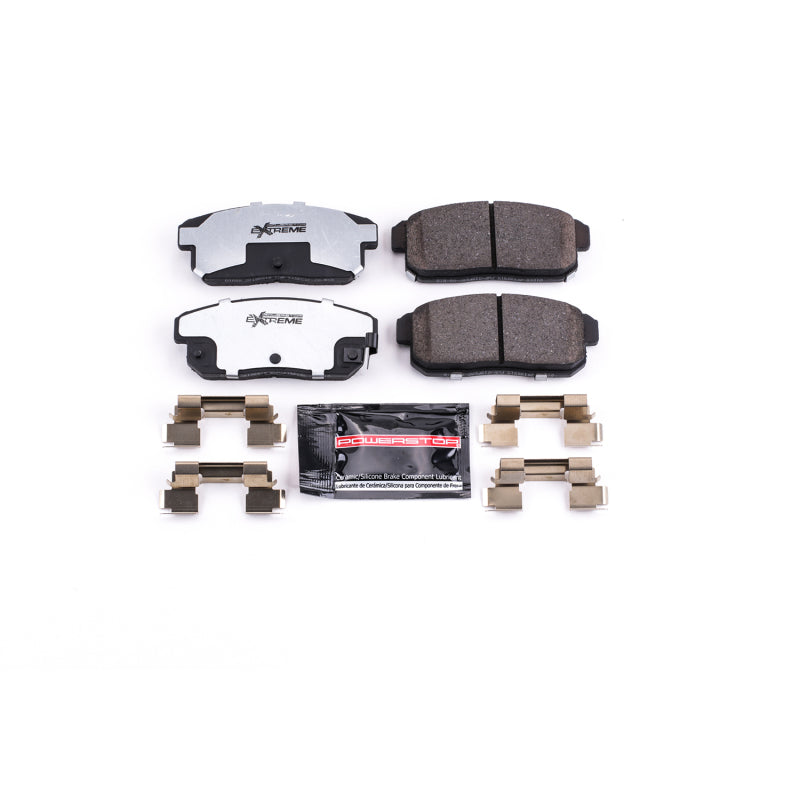 Power Stop 04-11 Mazda RX-8 Rear Z26 Extreme Street Brake Pads w/Hardware PowerStop