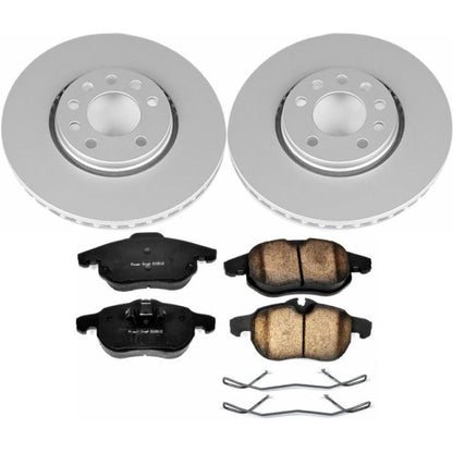 Power Stop 03-11 Saab 9-3 Front Z23 Evolution Sport Coated Brake Kit PowerStop