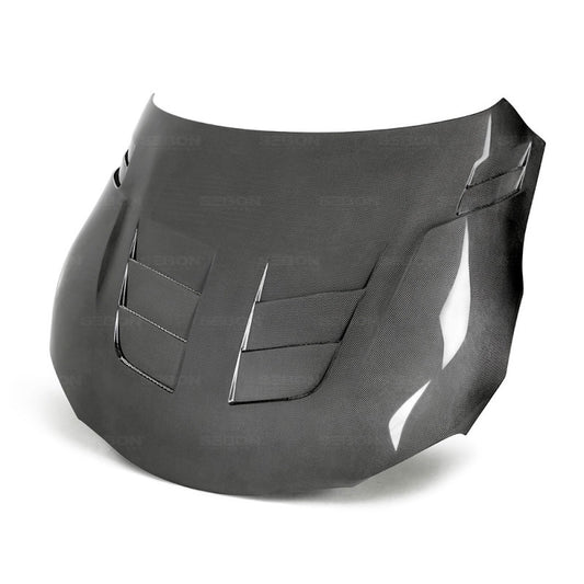 Seibon HD20TYSUP-TSII-DS Double-Sided Carbon Fiber TSII-Style Hood for 2020–2026 Toyota GR Supra