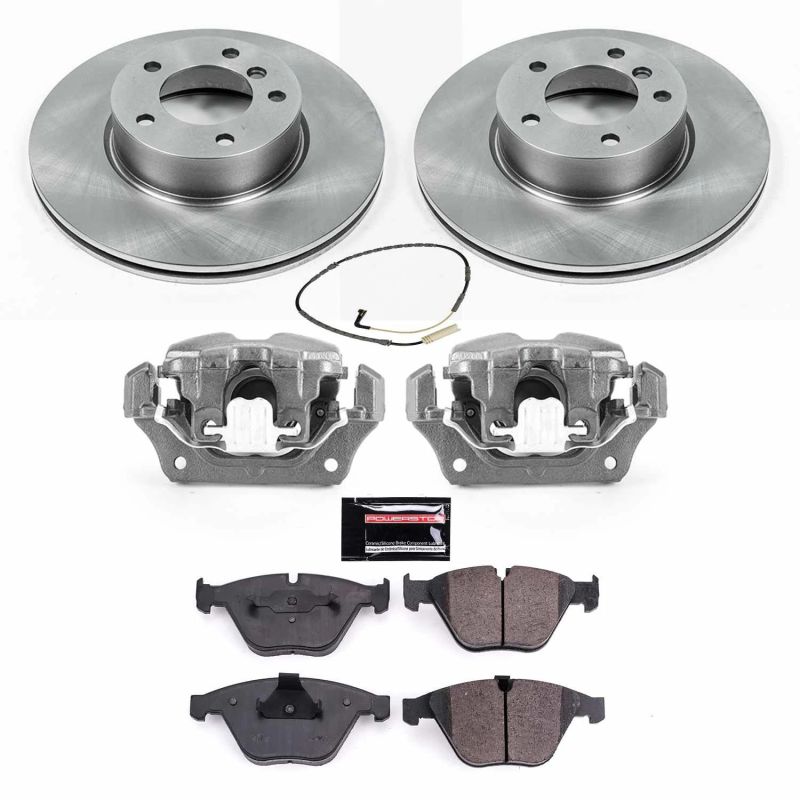 Power Stop 09-10 BMW 328i xDrive Front Autospecialty Brake Kit w/Calipers PowerStop