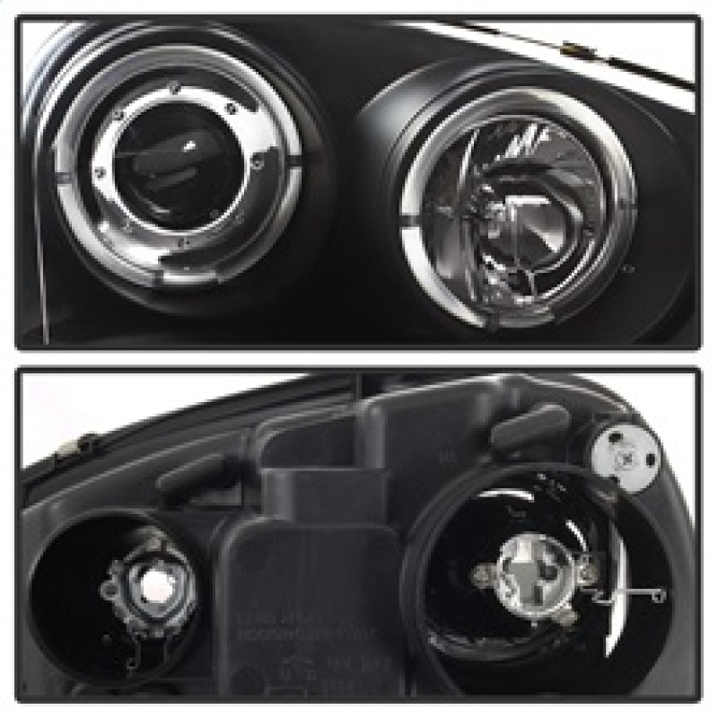 Spyder Volkswagen GTI 06-09/Jetta 06-09 Halogen Model Only - LED Halo DRL Black PRO-YD-VG06-HL-BK SPYDER