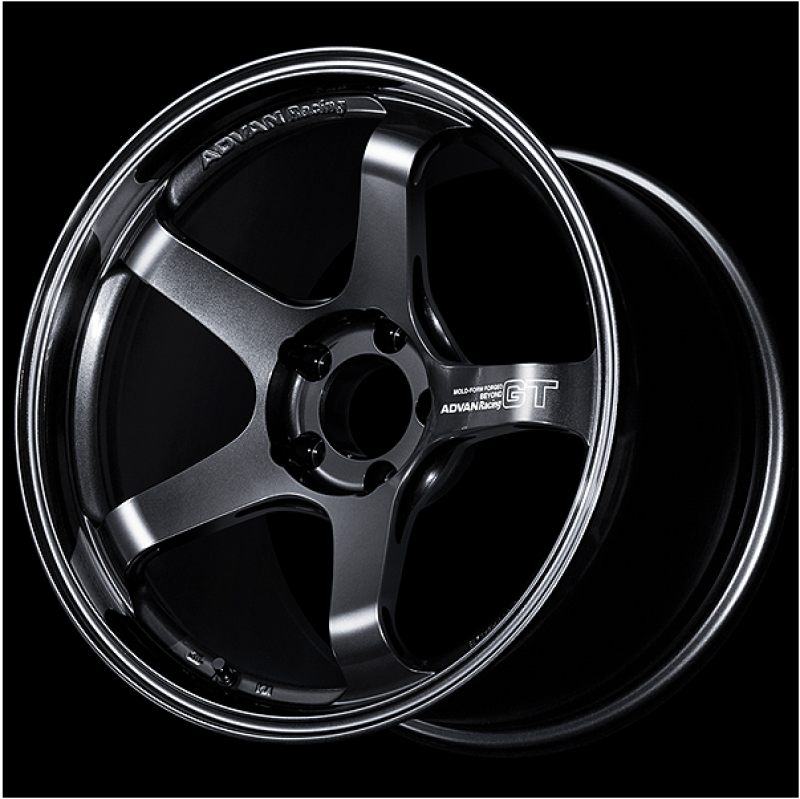 Advan YAQB8H37ETB GT Beyond 18x8.5 +37 5-114.3 Racing Titanium Black Wheel