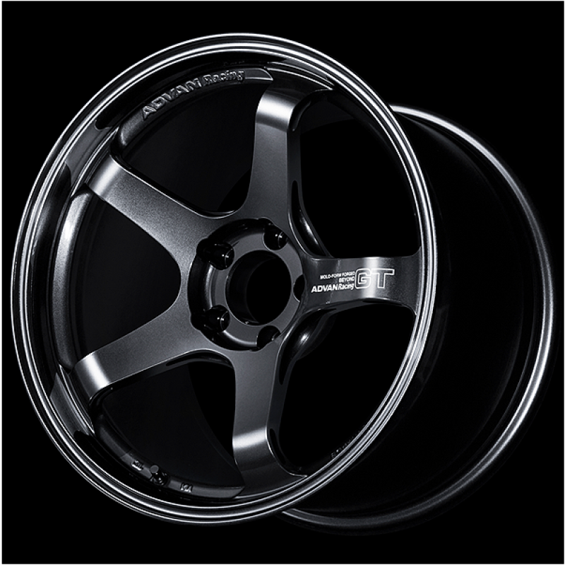 Advan GT 19x9.0 +55 5-130 71.6mm Bore Machining & Racing Hyper Black Wheel