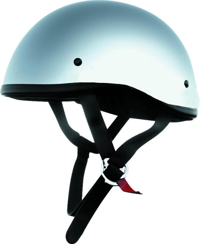Bikers Choice Skid Lids Original Helmet Chrome - XS - 646620