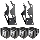 Oracle Jeep JK Dual Mounting Pillar Brackets/Lights Combo