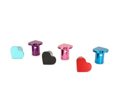 NRG Drift Button Heart Shape Honda - Purple - DB-H003PP