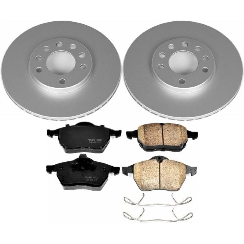 Power Stop 97-98 Saab 900 Front Z23 Evolution Sport Coated Brake Kit PowerStop