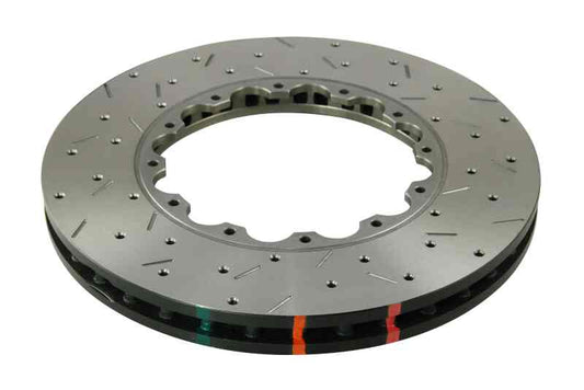 DBA 2004 WRX STi (5x100) Front Cross Drilled & Slotted 5000 Series Replacement Rotor Rings